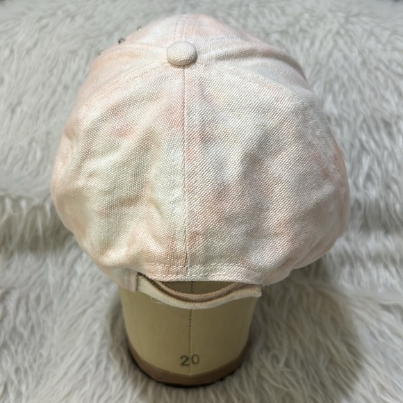 Pink tie dye rhinestone sparkling cap hat - Picture 3 of 6